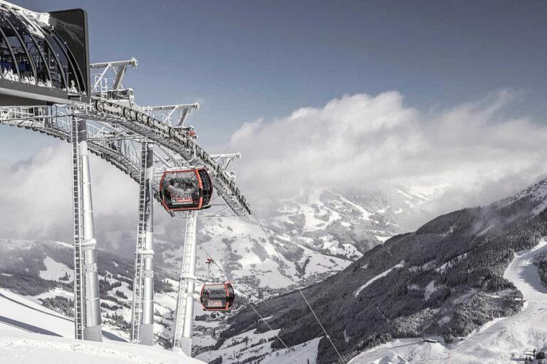 Winterurlaub in Saalbach - Appartement direkt an der Skipiste